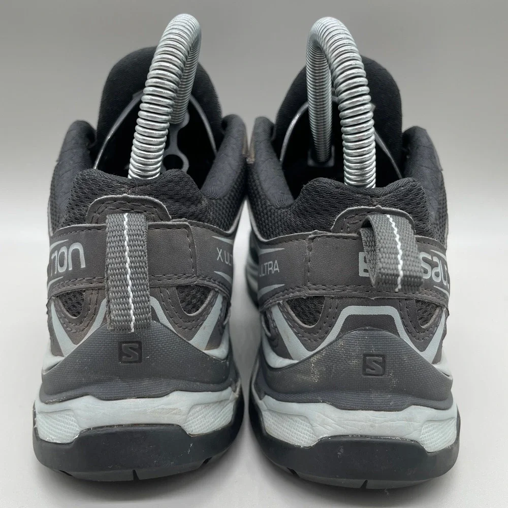 Salomon X Ultra 3 Hiking Shoes Womens 6 Grey Black Trail Running Low Top